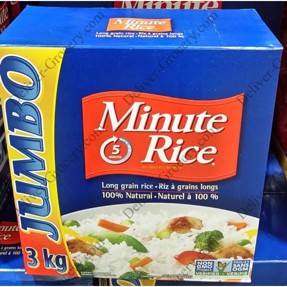 Minute Rice 3 kg - Deliver-Grocery Online (DG), 9354-2793 Québec Inc.