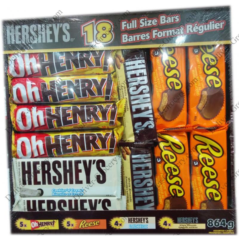 Hershey & Mars Full Size Candy Bar 30-Count Packs from $14.99 at Costco