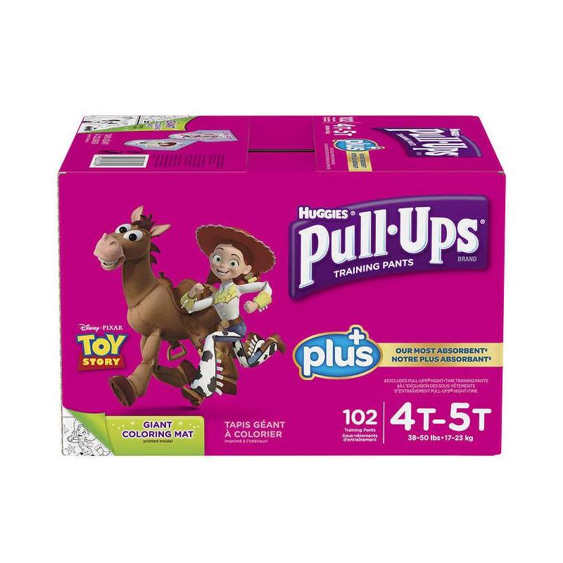 Huggies Pull-Ups Training Pants For Girls New Leaf Size 4T-5T 46 Count -  Voilà Online Groceries & Offers