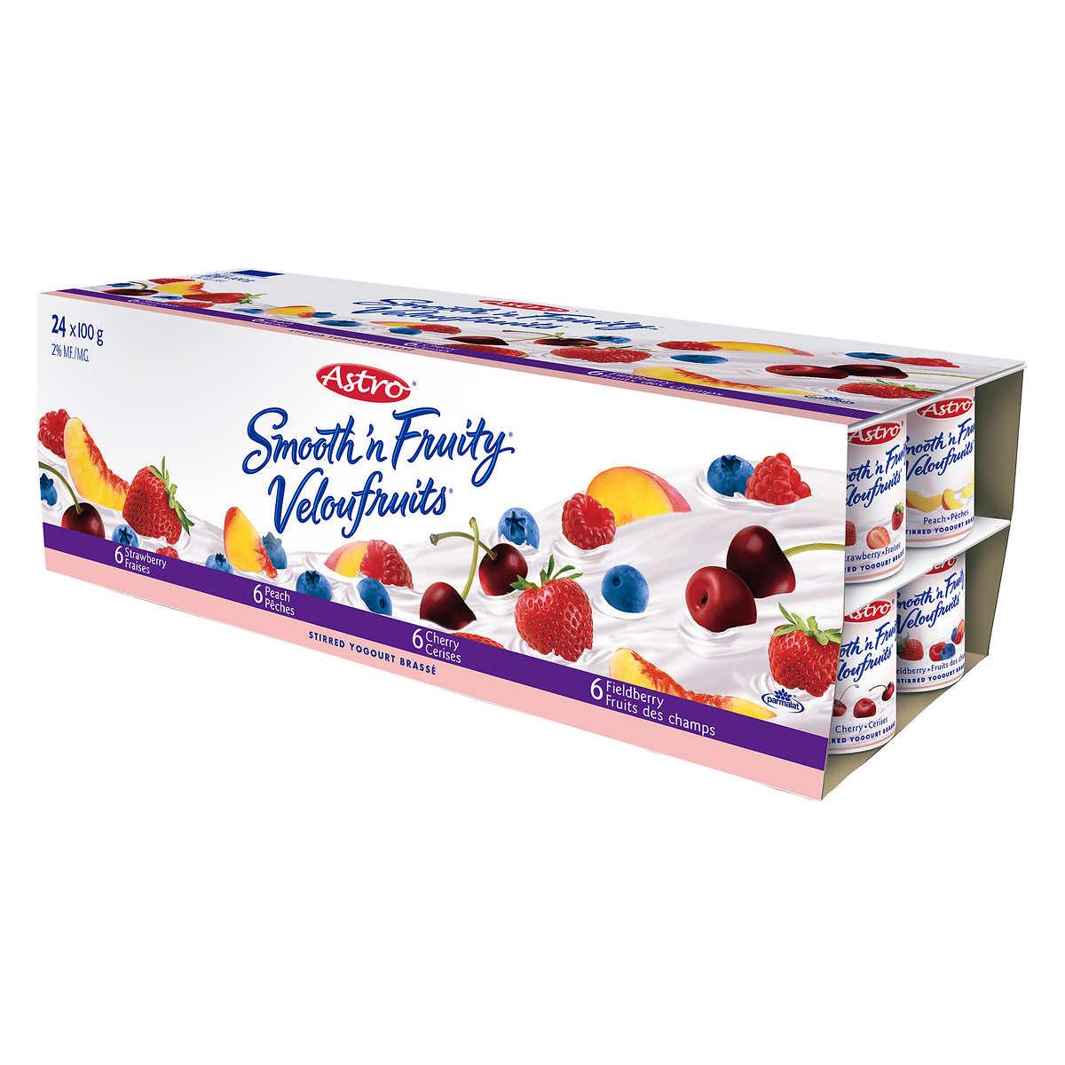 Astro® Smooth 'n Fruity® Vanilla / Raspberry / Peach / Strawberry 12 x 100  g – Astro