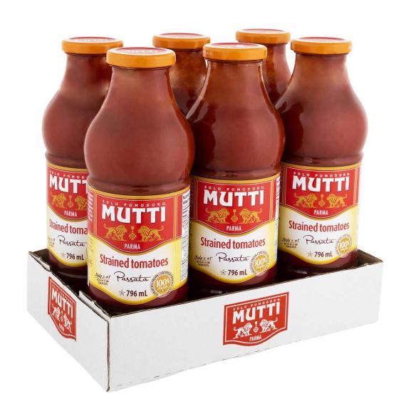 Mutti Passata Tendues Tomates 6 x 796 ml - Deliver-Grocery Online