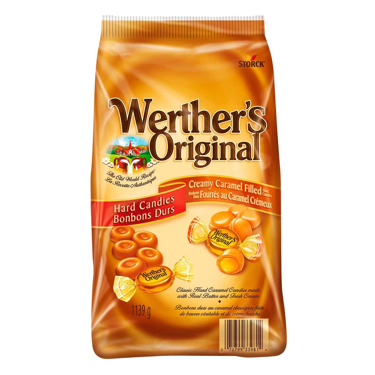Bonbons durs au caramel Werther's Original 3 x 50 g 