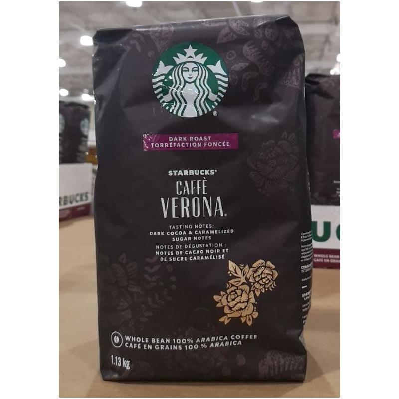 Starbucks Café En Grains 100 % Arabica Caffè Verona Torréfaction Foncée -  907 g