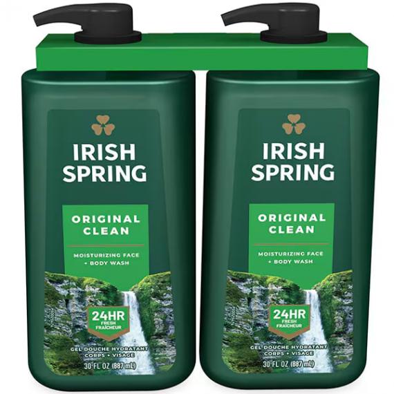 Irish Spring body wash 2 x 887 mL