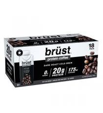brust Dark Roast Cold Brew Protein Coffee 18 x 330 ml