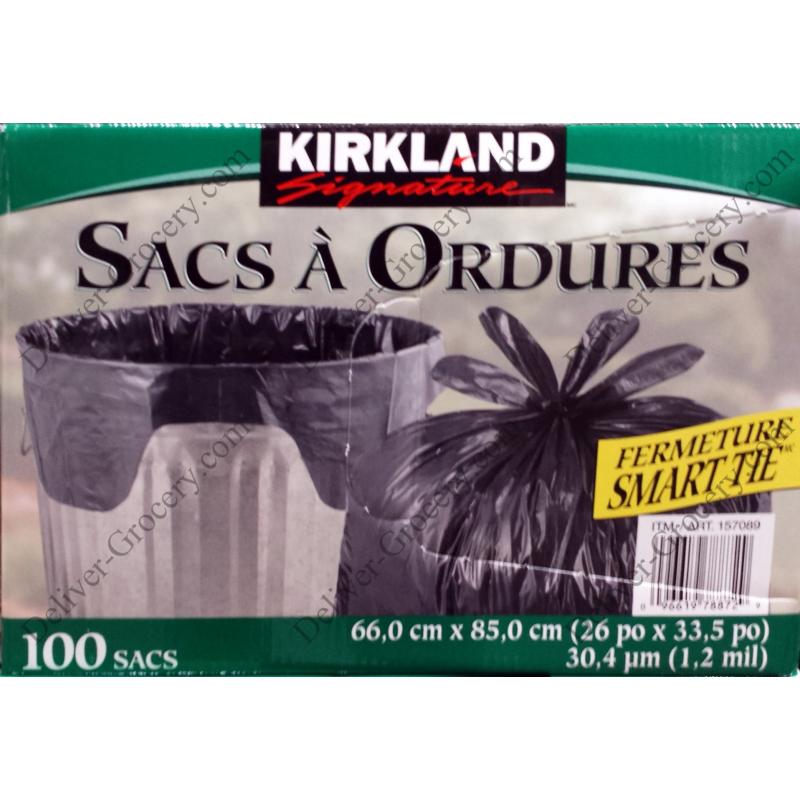 Kirkland Signature Smart Tie Kitchen Bags - Garbage Bags - Garbage &  Recycling