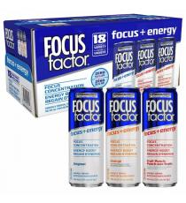 Focus Factor - Boisson énergisante 18 × 355 ml