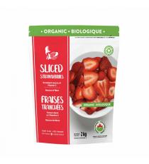 Alasko Organic Strawberries Slices, Frozen 2 kg
