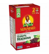 SUN.MAID Organic Raisins, 2 x 907 g
